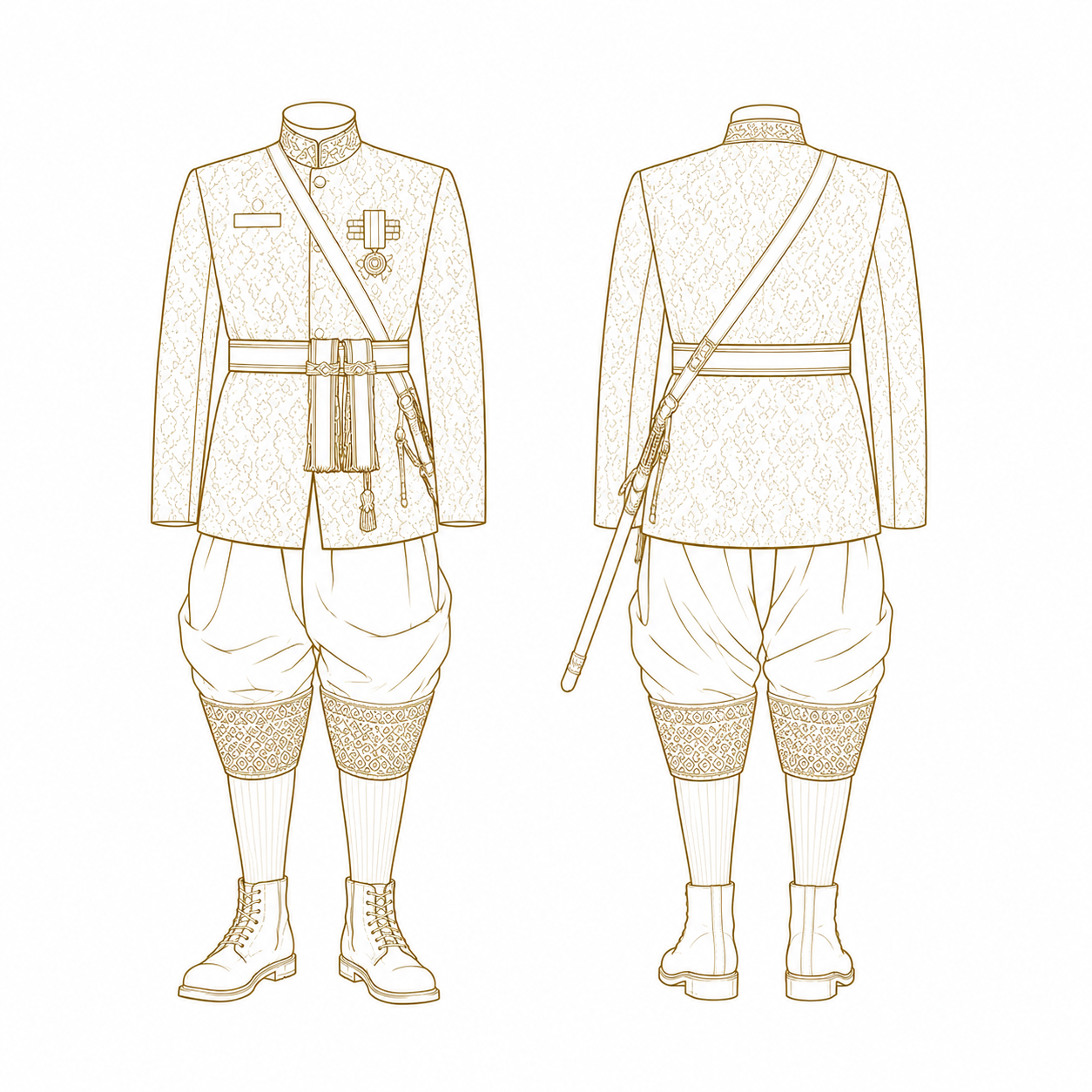 เครื่องแต่งกายกำลังพล ประจำเรือ
